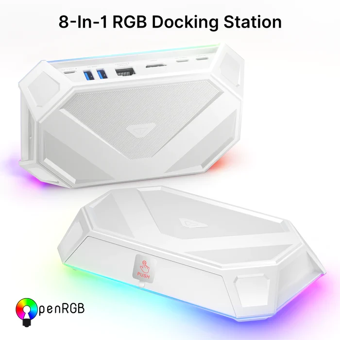 Dock JSAUX RGB en color blanco